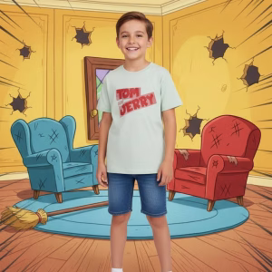 Camiseta de niño Tom y Jerry