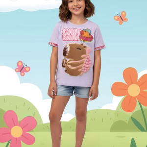 Camiseta de niña Capibara